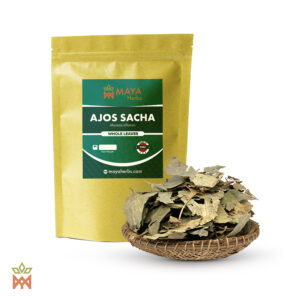 Ajo Sacha Leaves (Mansoa alliacea) - Whole Leaves from Peru