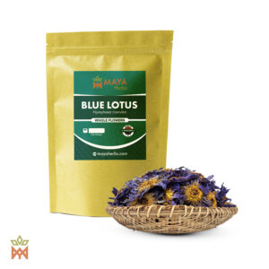 Blue Lotus Flower (Nymphaea Caerulea) - Whole Blue Lily, from Thailand