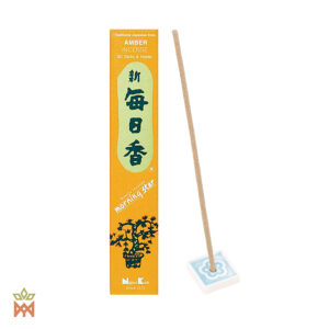 Morning Star Incense Sticks - Amber - Natural Incense from Japan