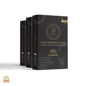 Magic Ceremonial Cacao - Ashwagandha - Ceremonial Grade Cacao, No Additives Added, from Colombia - 200 grams