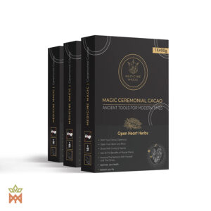 Magic Ceremonial Cacao - Open Heart - Ceremonial Grade Cacao, No Additives Added, from Colombia - 400 grams